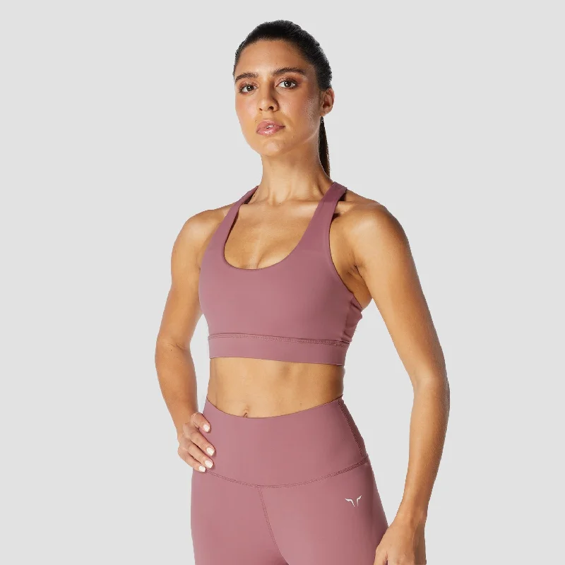 Core Agile Bra - Berry Pink Smooth Stretch Bra