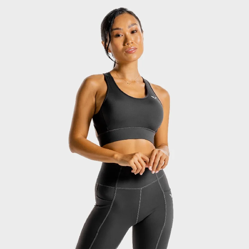 Core Bra - Charcoal Casual Bralette Set