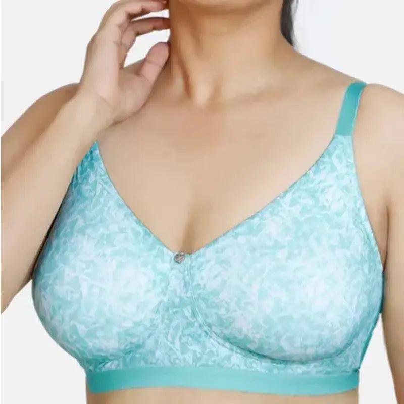 Elegant Cotton Bra | Non Padded Bras | Branded cotton bra Lace-Trimmed Bra