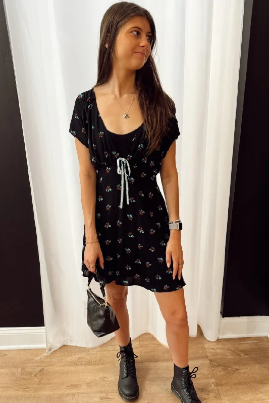 Free People Everyone's Favorite Mini Dress Cozy Jersey Mini Dress