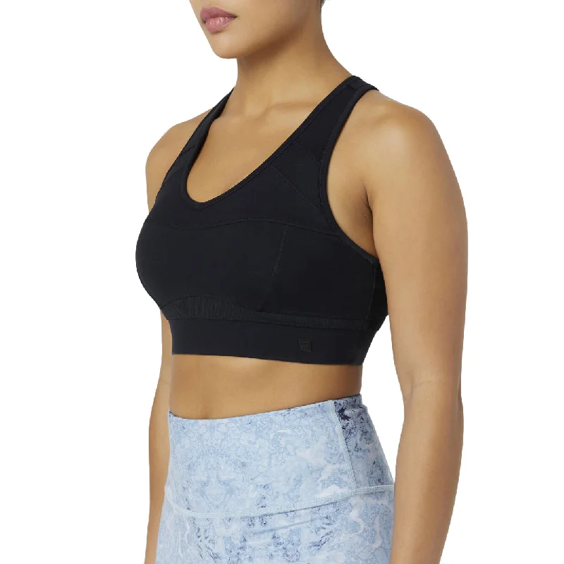 FILA Uplift Racerback Womens Sports Bra Cotton Comfort Bra