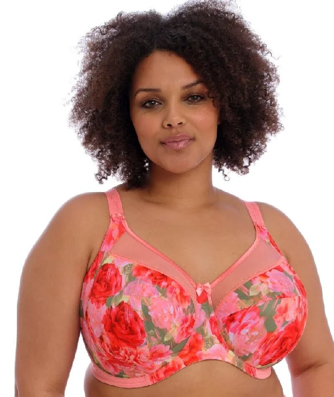 Goddess Kayla Underwired Banded Bra - Rose Garden Comfortable Fit Bralette