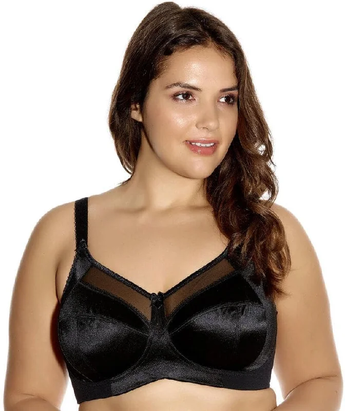 Goddess Keira Soft Cup Wire-Free Bra - Black Versatile Bralette Set