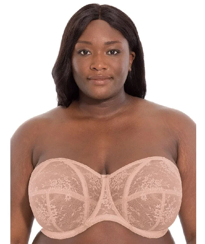 Goddess Verity Underwired Strapless Bra - Fawn Supportive Sports Bra