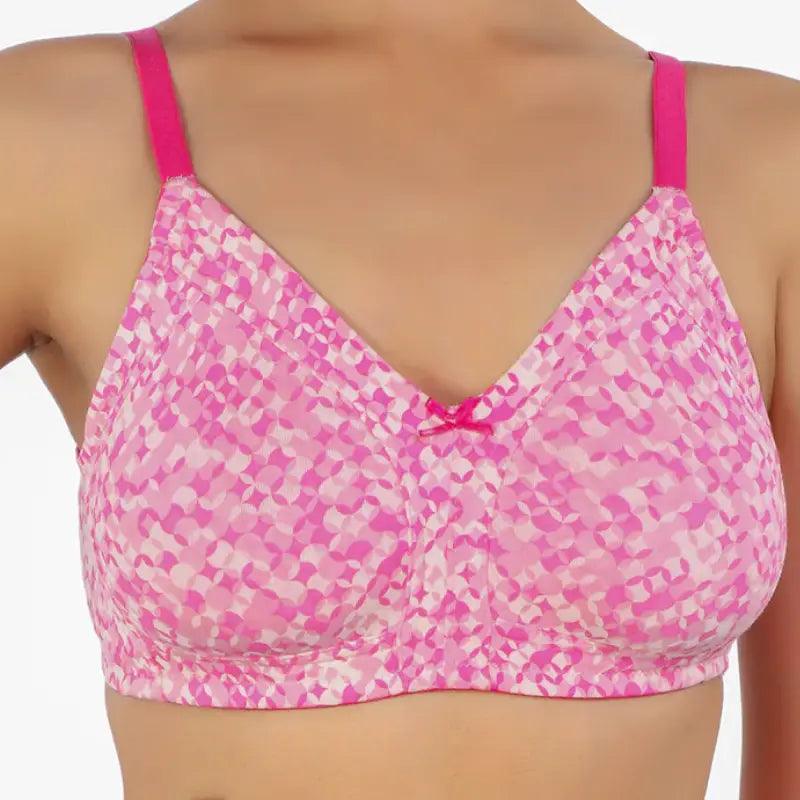 Ladies non Padded Cotton Printed Bra Classic Wire-Free Bra
