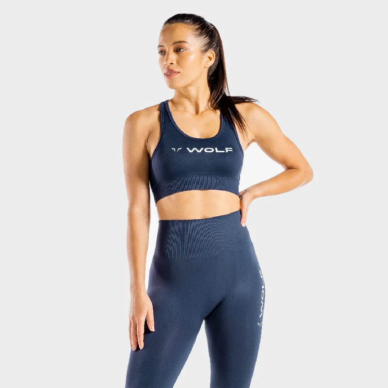 Primal Bra - Navy Soft Mesh Bra