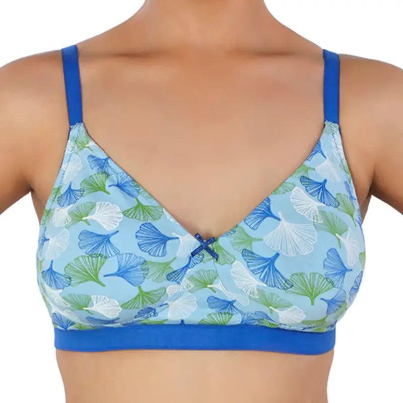 Printed cotton non padded floral Bra Stylish Strapless Bra