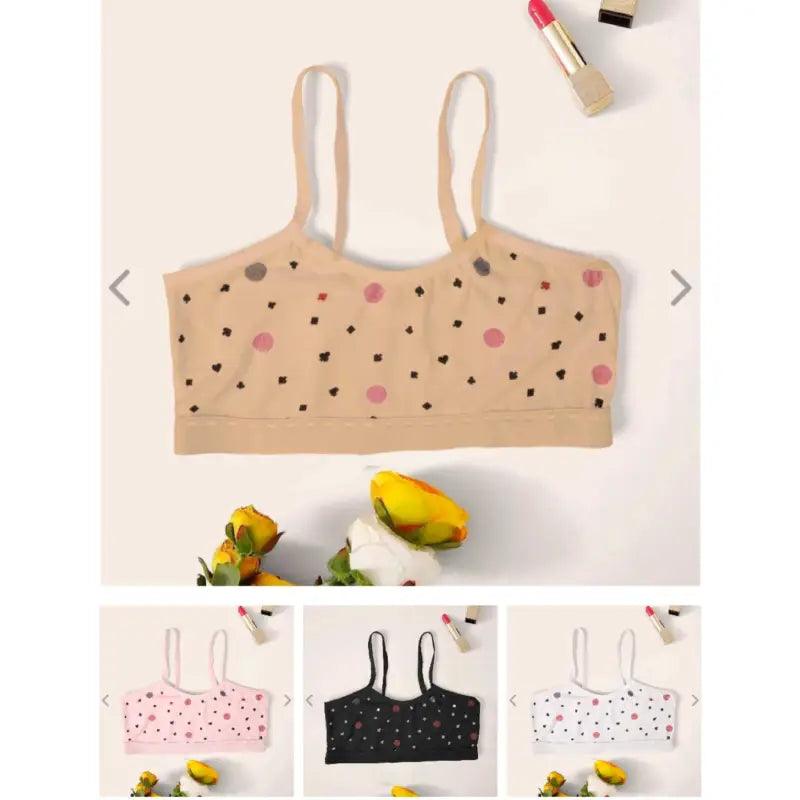 Pure Cotton Skin-Friendly Bottoming Underwear Sweat-Absorbing Quick-Drying Bra Breathable Full Coverage