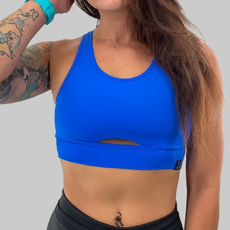 Salty Savage Ladies Peekaboo Sports Bra | Cocoa Beach Performance Breathable Sports Bra