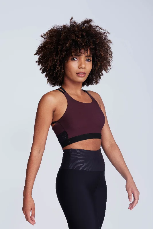 Ignite Sports Bra in Truffle Breathable Sports Bra