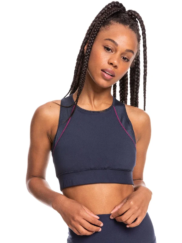 Womens Interstellar Disco Medium Support Sports Bra Trendy Lace Bra