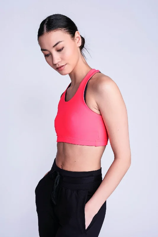 Sports Bra in Pink Soft Stretch Bra