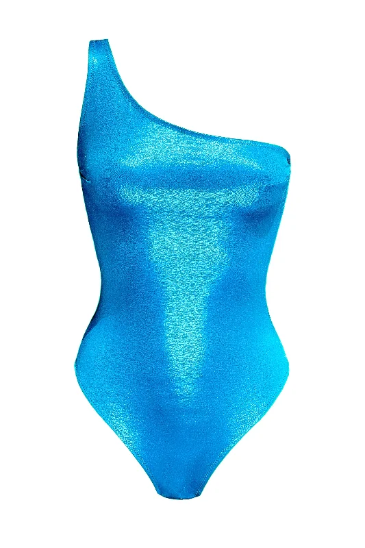 Amelia metallic ocean swimsuit Trendy Swimwear Set