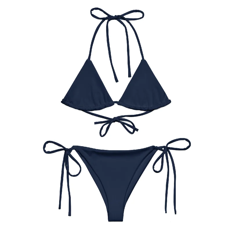 Classic Navy Blue Bikini Swimsuit from Extremely Stoked Monokini Swimsuit Design