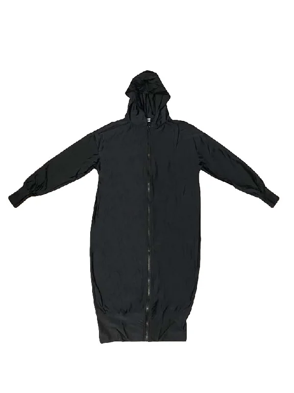 Hoodie Swim Dress Plunge Back Swimsuit