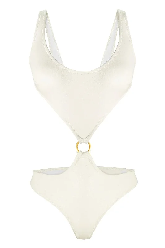 Titaniya Gold Ivory tank swimsuit Quick-Dry Tankini
