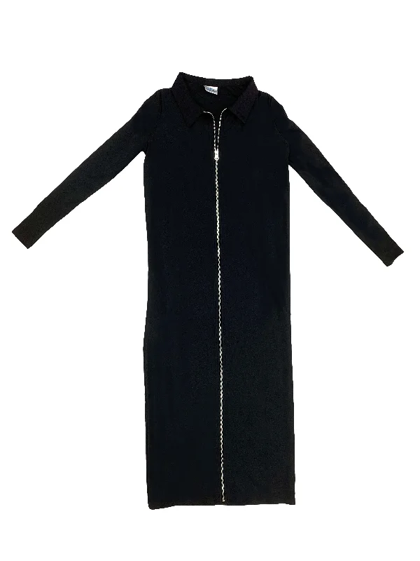 Full Zip Maxi Swim Dress Chic Bikini Set