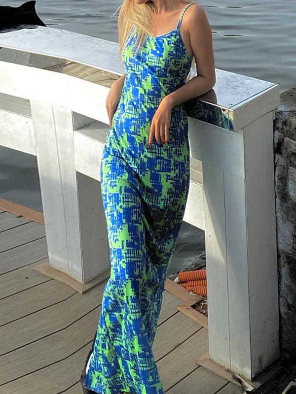 BerryBetty - Back Slit Bodycon Maxi Dress Comfortable Long-Sleeve Maxi Dress