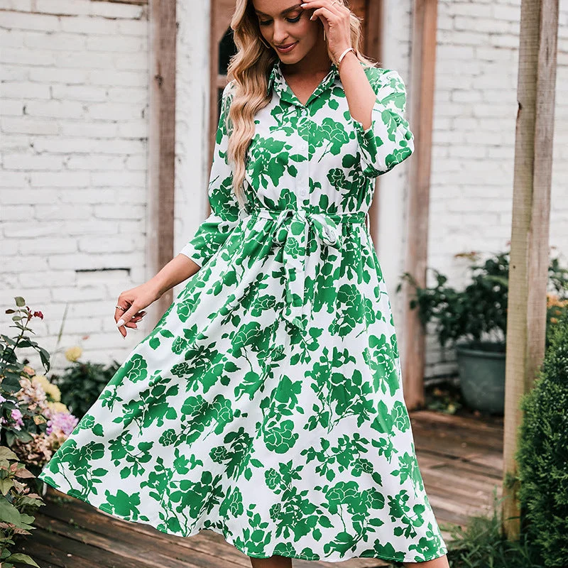 Sedra Paisley Boho Maxi Dress - Green Comfortable Casual Maxi Dress