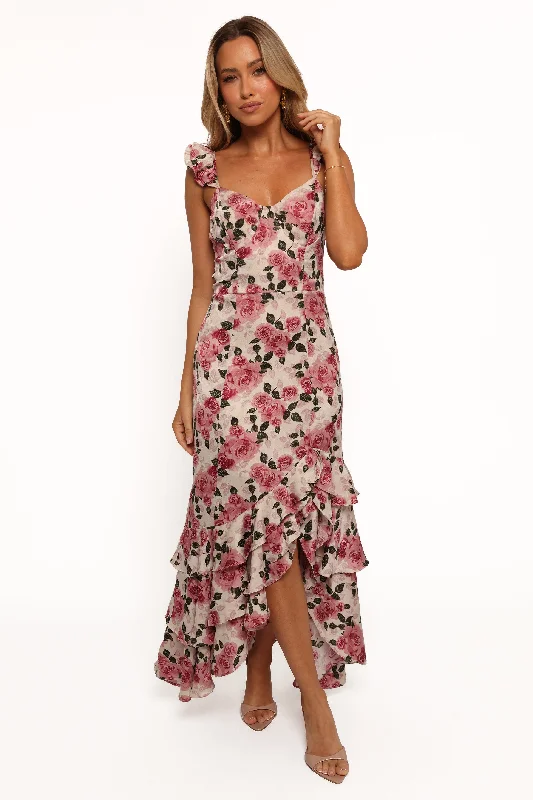Zanie Maxi Dress - Rose Pink Chic Sleeveless Maxi Dress