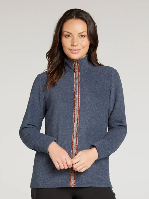 Sherpa - Women's Rolpa Full Zip Fleece Jacket Satin Fabric Silk Fabric Chiffon Fabric