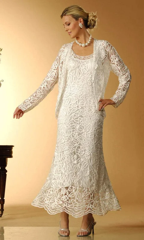 Soulmates C715 - Embroidered Dress Jacket Welt Pockets Slit Pockets Flap Pockets