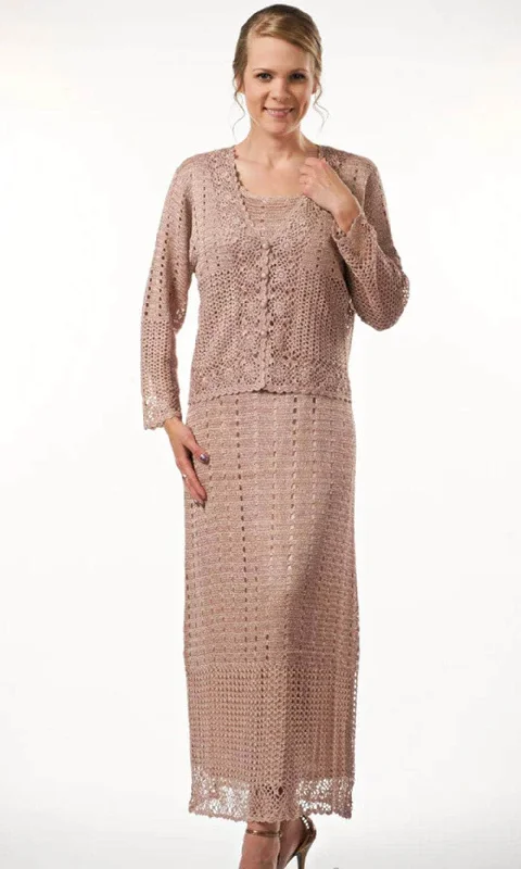 Soulmates G1006 - Hand Crochet Dress Jacket Set Corduroy Jacket Velvet Jacket Brocade Jacket