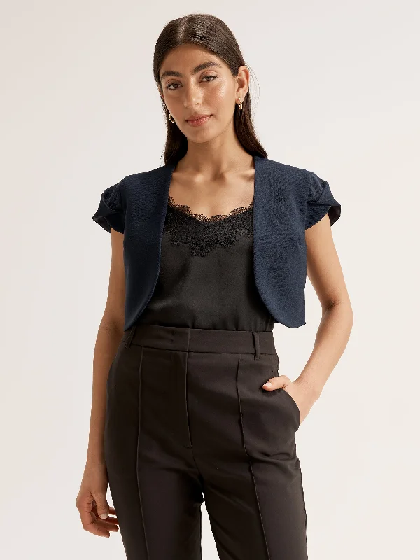 Barcelona Short Sleeve Jacket Herringbone Jacket Checkered Jacket Solid Jacket