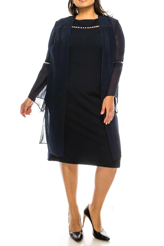 Maya Brooke Long Sleeve Jacket Short Dress 28543 V-Neck Jacket Boat Neck Jacket Square Neck Jacket