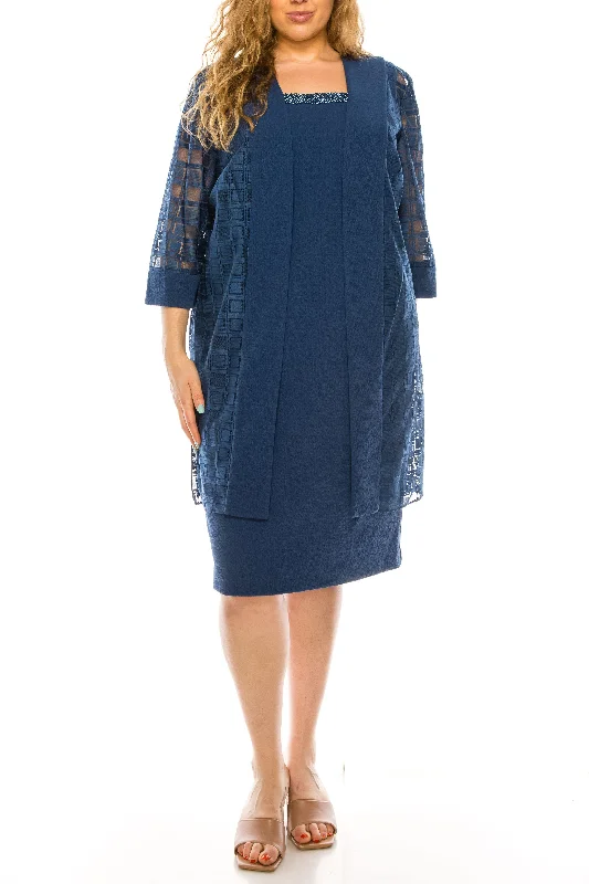 Maya Brooke Plus Size Short Jacket Dress 29163 One-Shoulder Jacket Off-the-Shoulder Jacket Asymmetrical Jacket