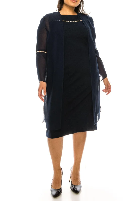 Maya Brooke Plus Size Short Jacket Dress 29543 Jacket Blazer Coat