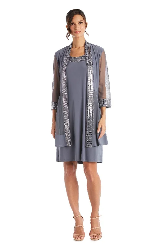 R&M Richards 5327 Short Dress Jacket Set Rayon Fabric Velvet Fabric Corduroy Fabric
