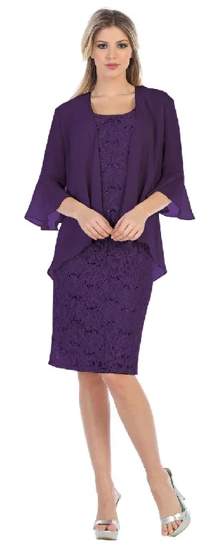 Short Formal Mother of the Bride Evening Dress with Jacket Sale Jersey Jacket Tulle Jacket Batik Jacket