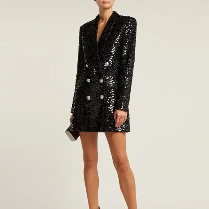Long Sleeve Sequin Jacket Sale Chenille Jacket Brocade Jacket Lace Jacket