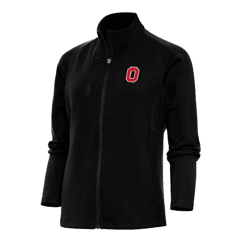Ladies Ohio State Buckeyes Full Zip Generation Black Jacket Knit Jacket Woven Jacket Fleece Jacket Ladies Ohio State Buckeyes Full Zip Generation Black Jacket Knit Jacket Woven Jacket Fleece Jacket