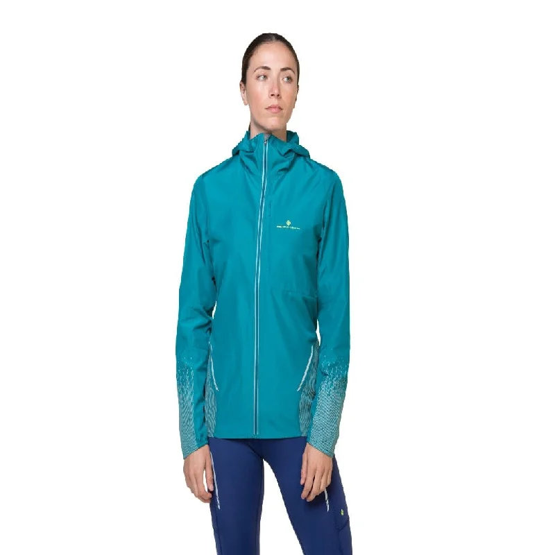 Ronhill Women's Tech Reflect Jacket in Marine/Reflect AW24 A-Line Jacket Boat Neck Shawl Collar Ronhill Women's Tech Reflect Jacket in Marine/Reflect AW24 A-Line Jacket Boat Neck Shawl Collar
