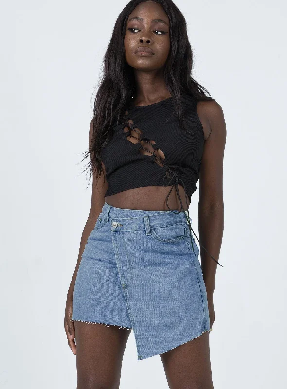 Banksia Denim Mini Skirt denim skirt fashionable