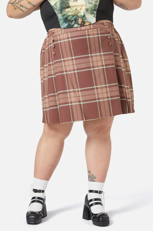 Curve Trinkets Skirt high slit skirt