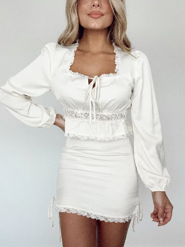 Delicate Darling Skirt leather skirt modern