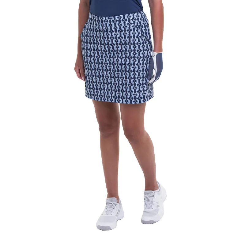 EP New York Ribbon Lattice Inky 19in Womens Golf Skort chiffon skirt delicate