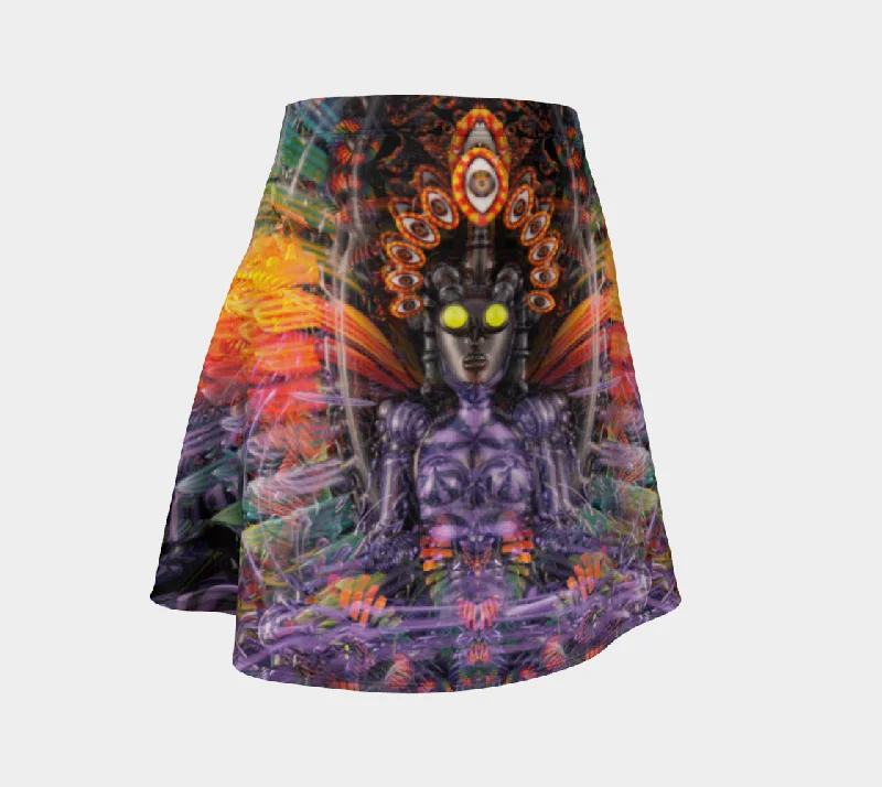 ISIS/INA MAY REMIX FLARE SKIRT elastic waist skirt