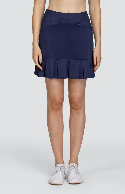 Jenner 18" Skort - Navy Blue cotton skirt soft