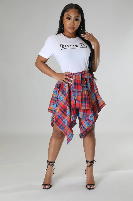 Lauren Babe Skirt leather skirt durable