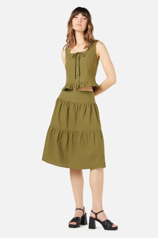 Leisel Skirt denim skirt classic