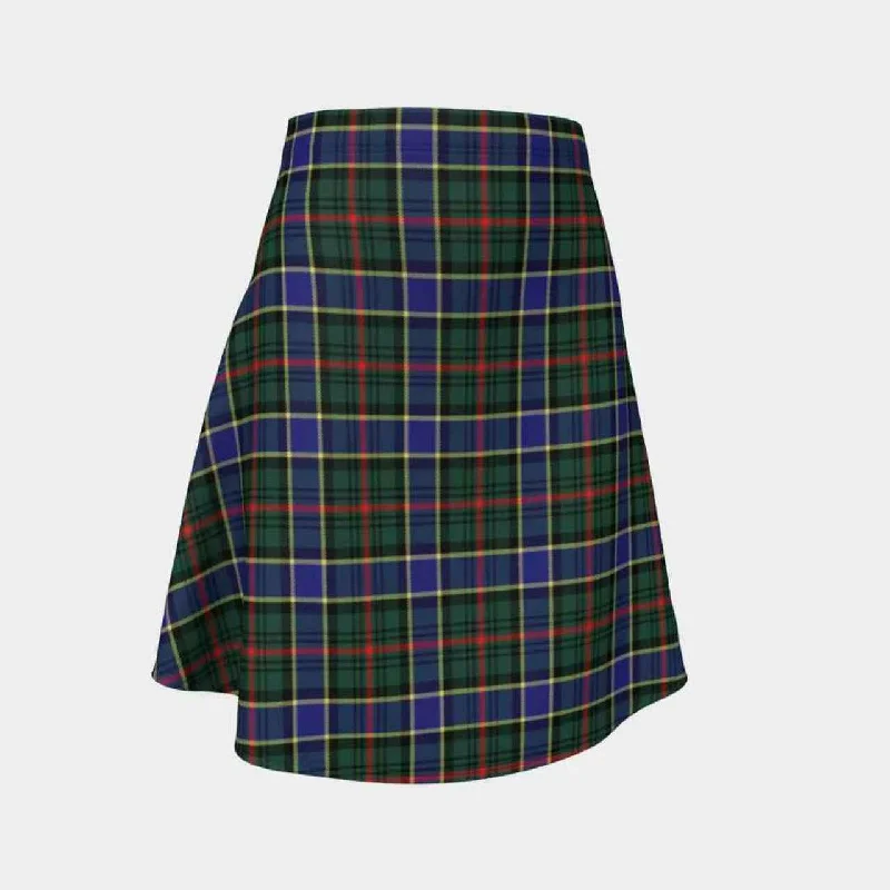 Ogilvie Hunting Modern Tartan Flared Skirt cashmere skirt rich