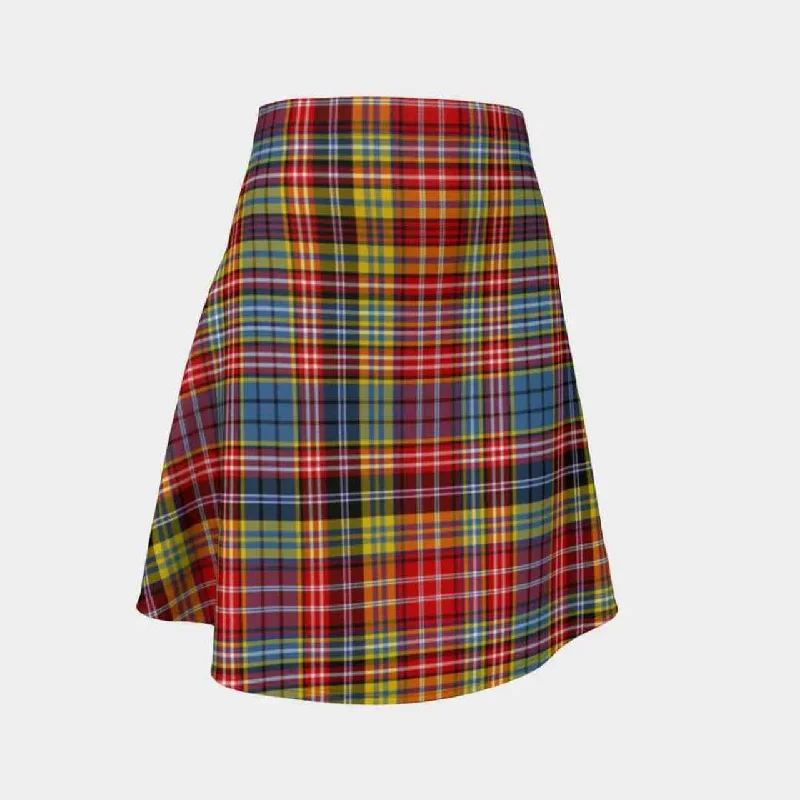 Ogilvie of Airlie Ancient Tartan Flared Skirt denim skirt stylish