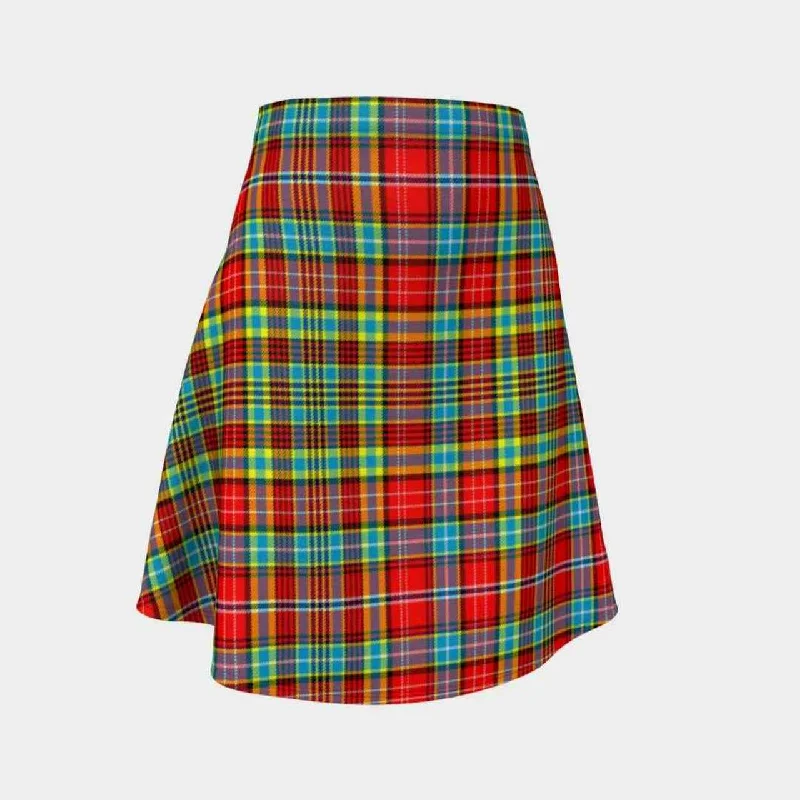 Ogilvie Tartan Flared Skirt relaxed fit skirt