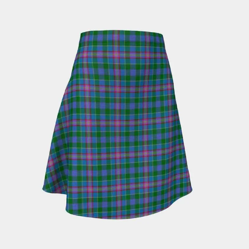 Pitcairn Hunting Tartan Flared Skirt corduroy skirt textured