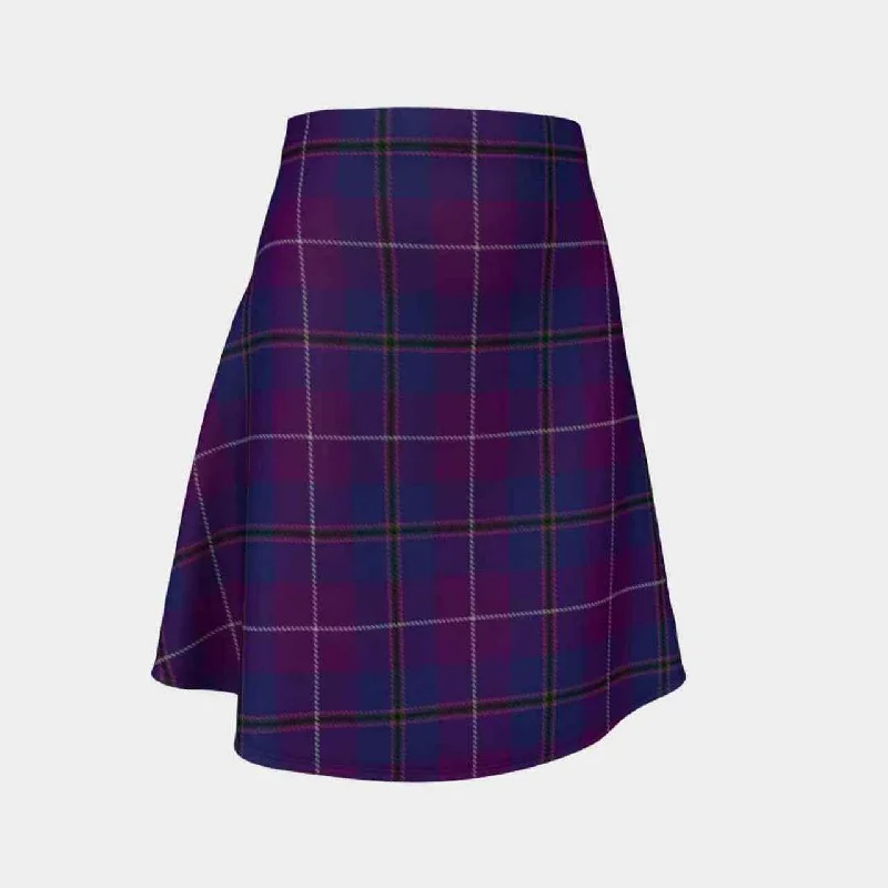 Pride of Glencoe Tartan Flared Skirt cotton skirt soft