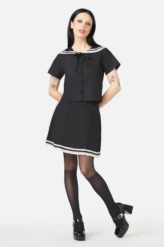 Rebirth Sailor Skirt denim skirt trendy